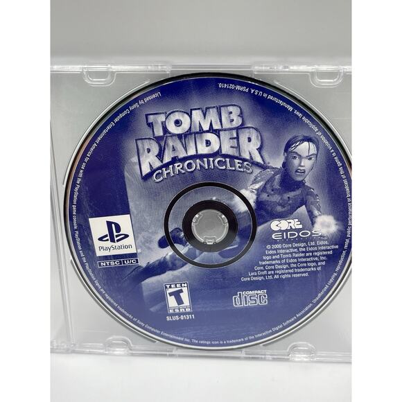 Tomb Raider: Chronicles (Sony PlayStation 1, PS1) DISC ONLY - Picture 2 of 5
